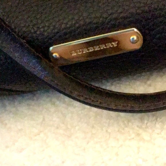 Sale❤️BURBERRY CANTERBURY 🌺Sale🌺 LARGE PEBBLE LEATHER HOBO EUC - Picture 12 of 16